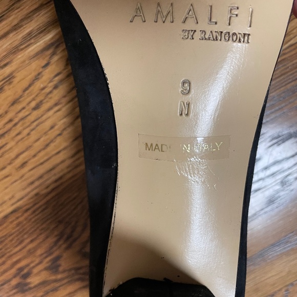 AMALFI WOMENS BLACK PUMPS IN SIZE 9N - Picture 7 of 14